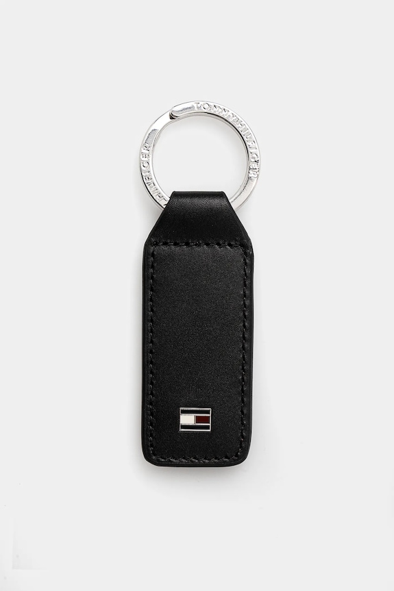 Kiegészítők Tommy Hilfiger bőrpénztárca és kulcstartó AM0AM07931.4890 fekete