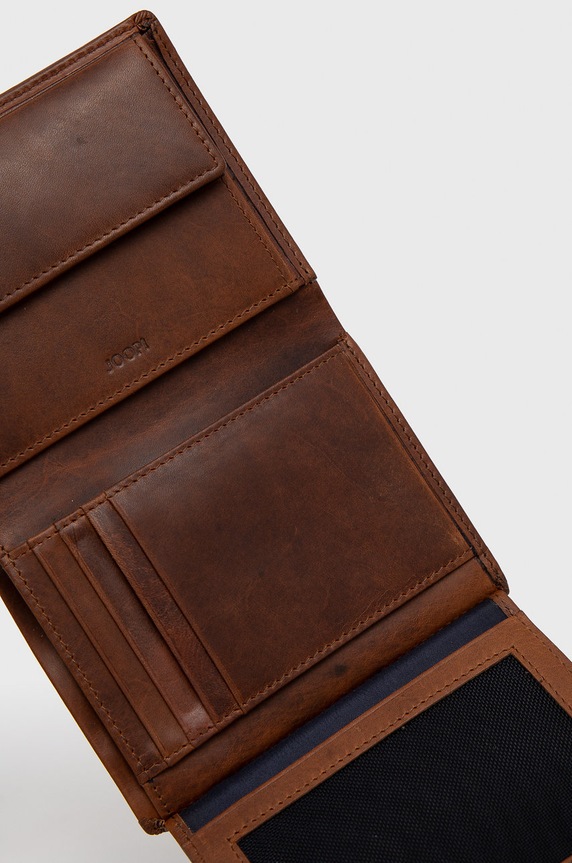 Δερμάτινο πορτοφόλι Joop! 4140004478.702 καφέ SS26