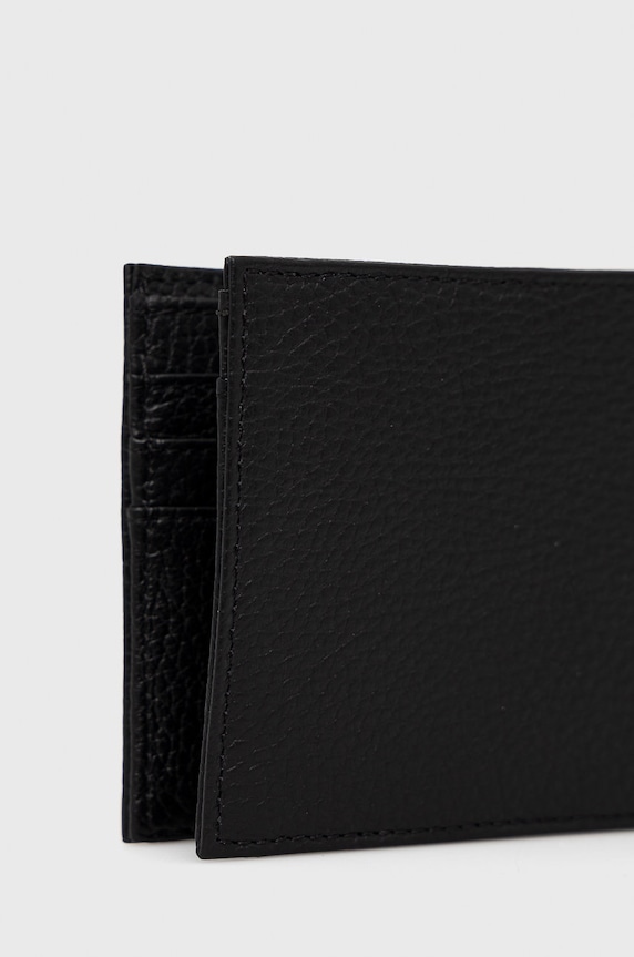 Emporio Armani bőr pénztárca Y4R167.Y068E fekete AW21