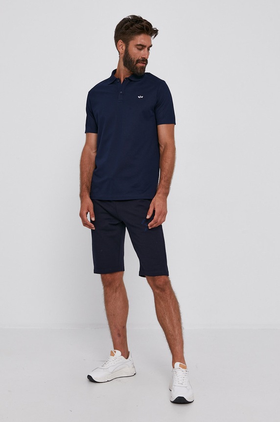 Polo tričko Paul&Shark C0P1013 námořnická modř AA00