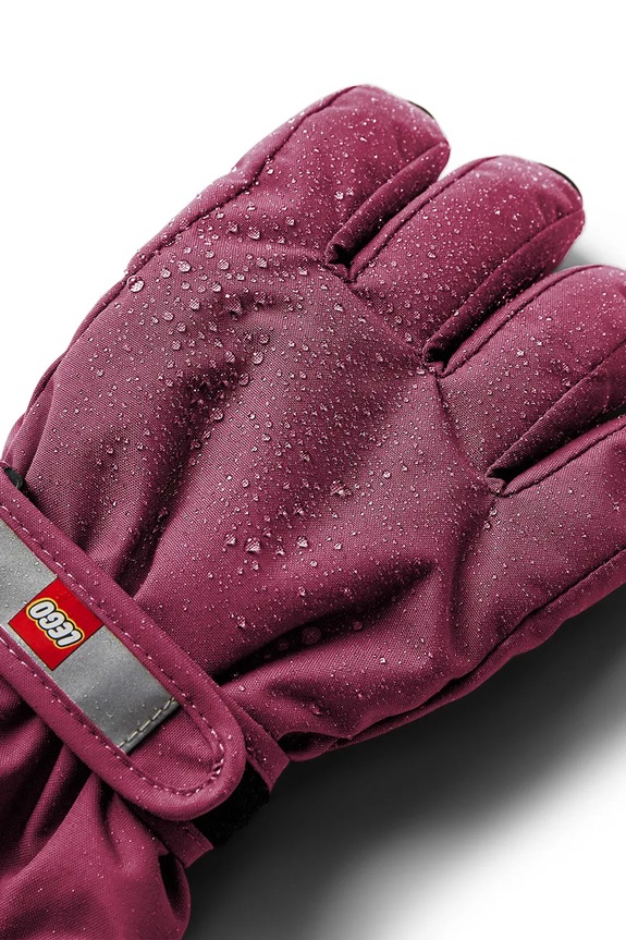 Lego Rękawiczki narciarskie dziecięce czerwony 22865