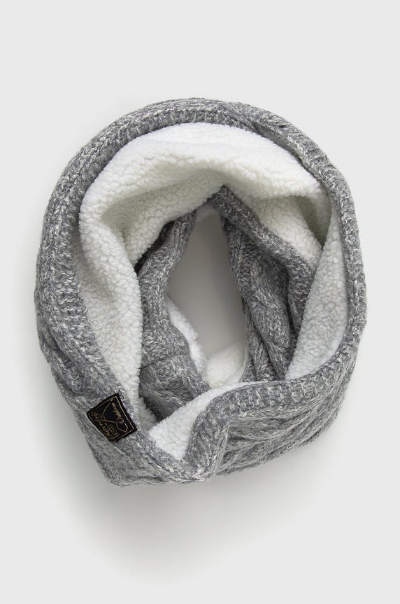 Superdry csősál gyapjú keverékből W9310047A.UP8 szürke AW21