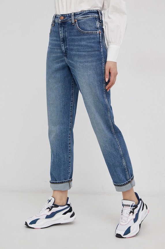 Wrangler Jeansy 680 granatowy W246WB319