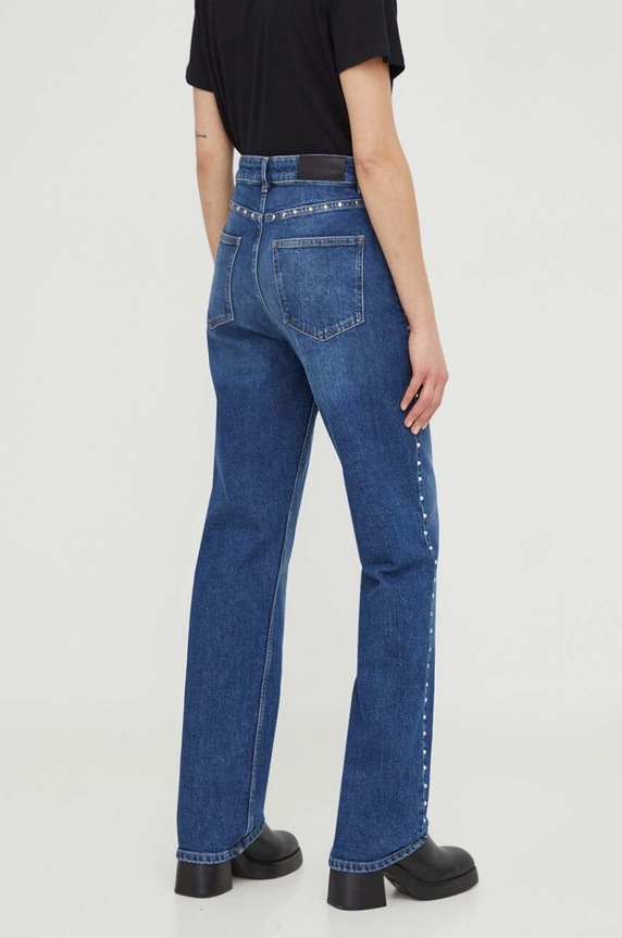 Odzież The Kooples Jeansy FJEA23001J niebieski