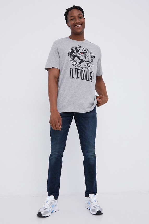 Levi's jeansy 512 28833.0633 granatowy SS24