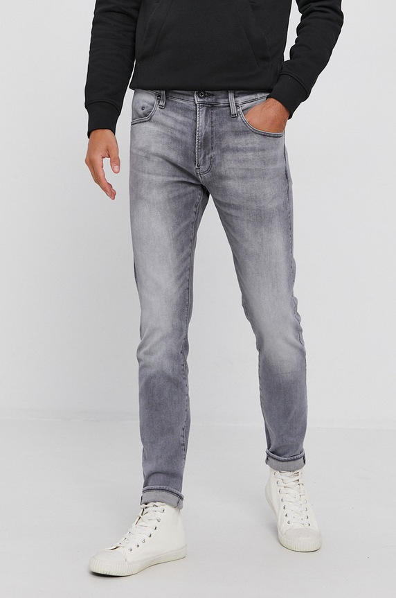 G-Star Jeansy Revend FWD Skinny szary D20071.A634