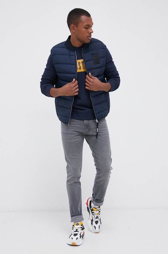 Wrangler jeansy Bryson Grey Ace W14X3051U szary AW21