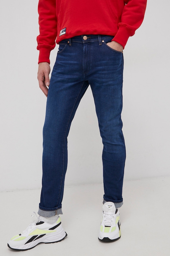Wrangler Jeansy Larston 812 granatowy W18SYI39K