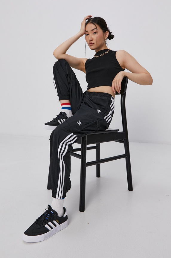 Kalhoty adidas Originals H22870 H22870 černá AW21