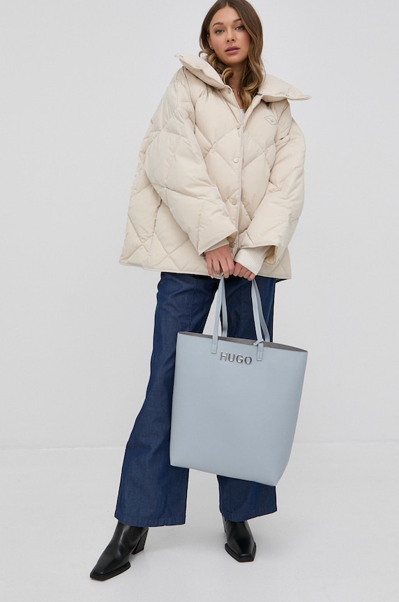 Kalhoty Stefanel JP026D50661 námořnická modř AW21