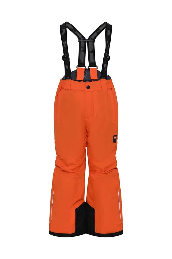 Lego spodnie narciarskie dziecięce tkanina pomarańczowy 11010168