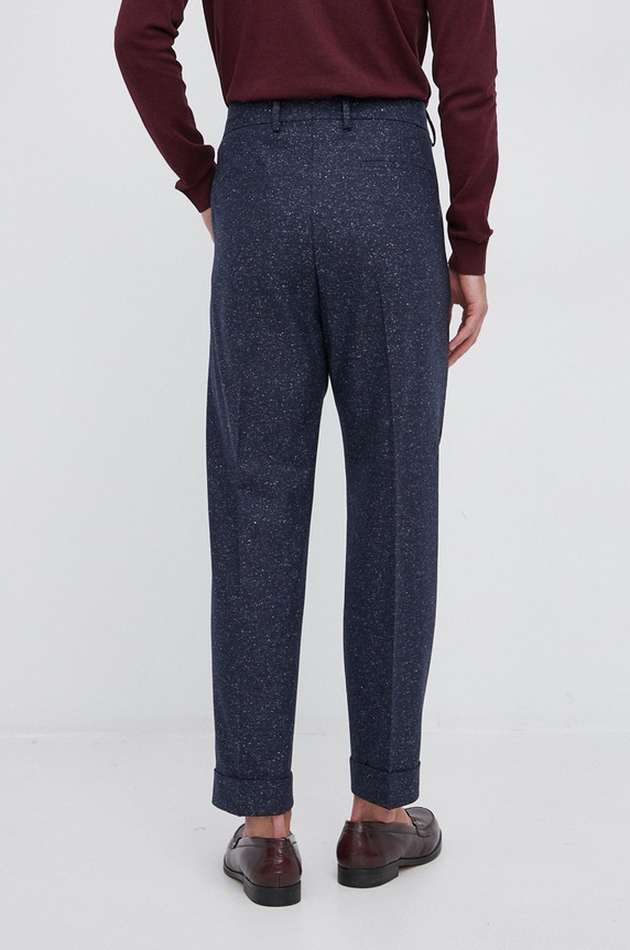 Odzież HUGO Spodnie wełniane 50456482 50456482 granatowy