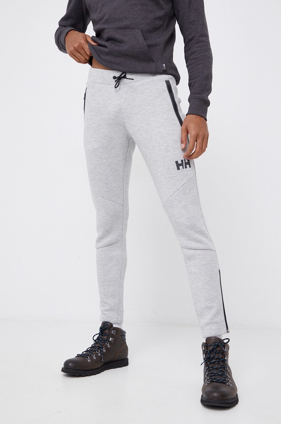 Kalhoty Helly Hansen pletenina šedá 30246