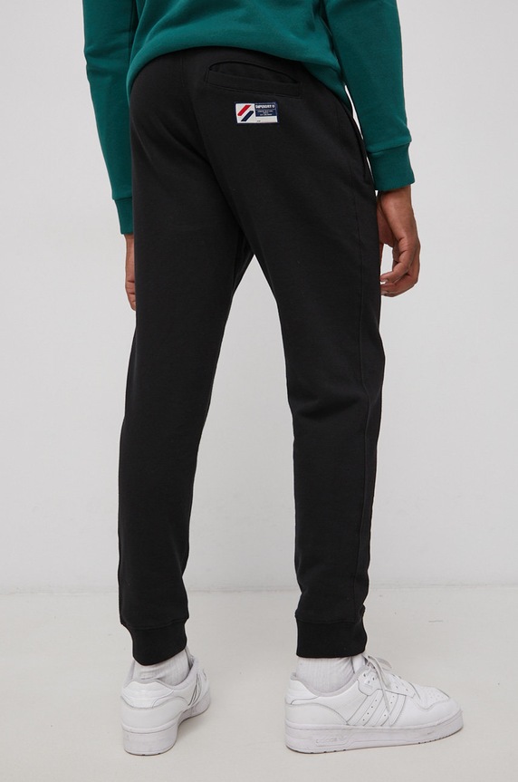 Odzież Superdry Spodnie M7010672A.02A czarny