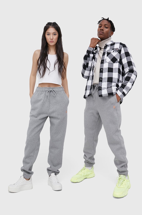 Dickies pantaloni maglia grigio DK0A4XIMGYM