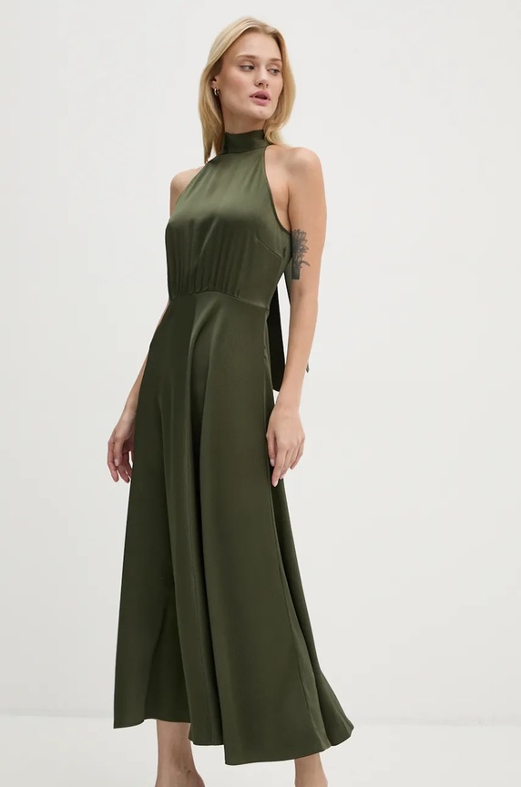 Samsoe Samsoe dress Rheo maxi green F20500071