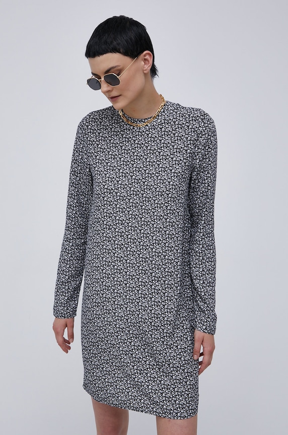 Šaty Superdry kvetinový čierna W8010917A.6EG