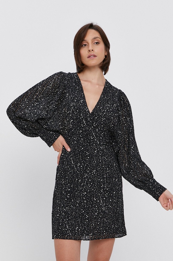 Sisley ruha háromnegyedes fekete 48QD5VI07.66U