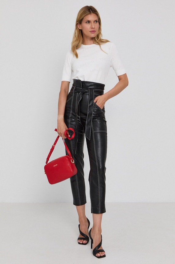 Sveter Karl Lagerfeld 215W2000 biela AW21