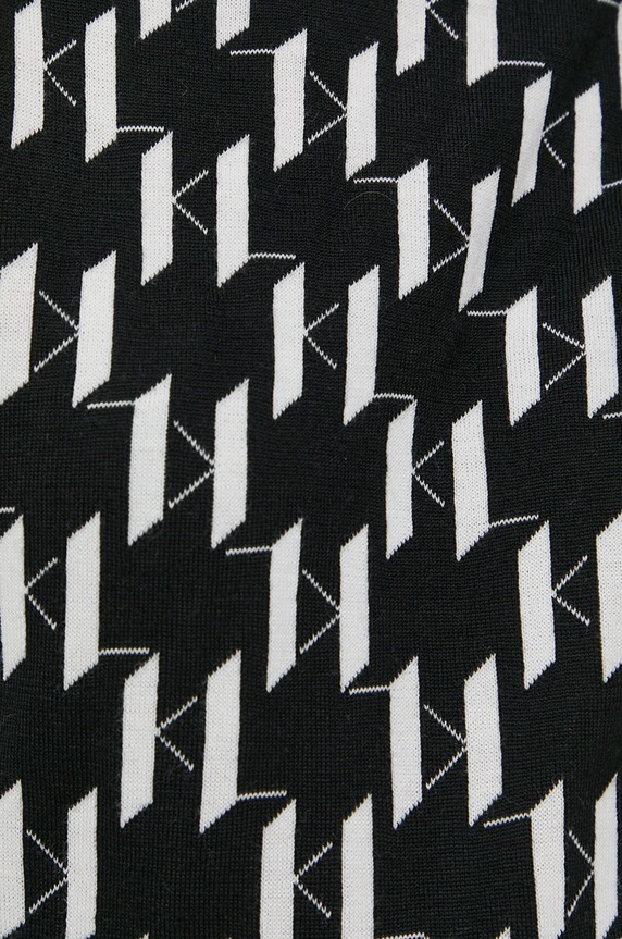 Karl Lagerfeld Sweter z domieszką wełny 216W2006 216W2006 czarny