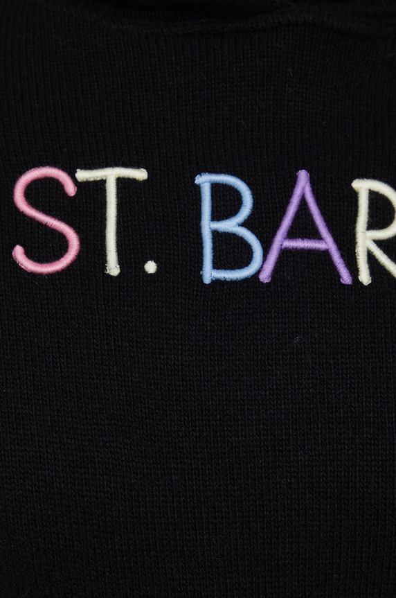 Шерстяной свитер MC2 Saint Barth MEG0003 чёрный