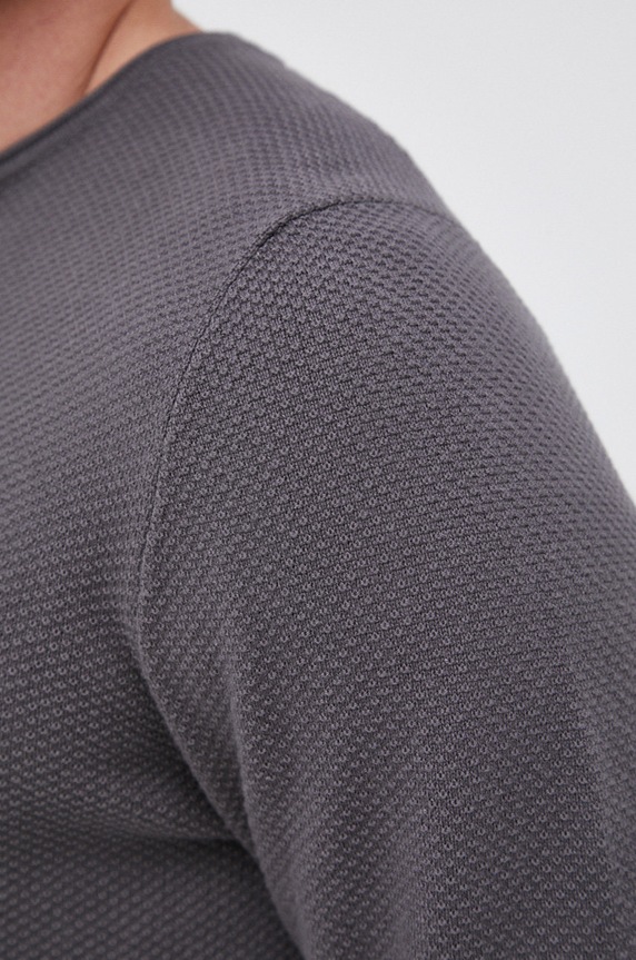 s. Oliver Sweter bawełniany 2103216 szary