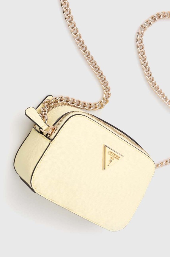 Guess torebka NOELLE nie mieści A4 żółty HWZG78.79140