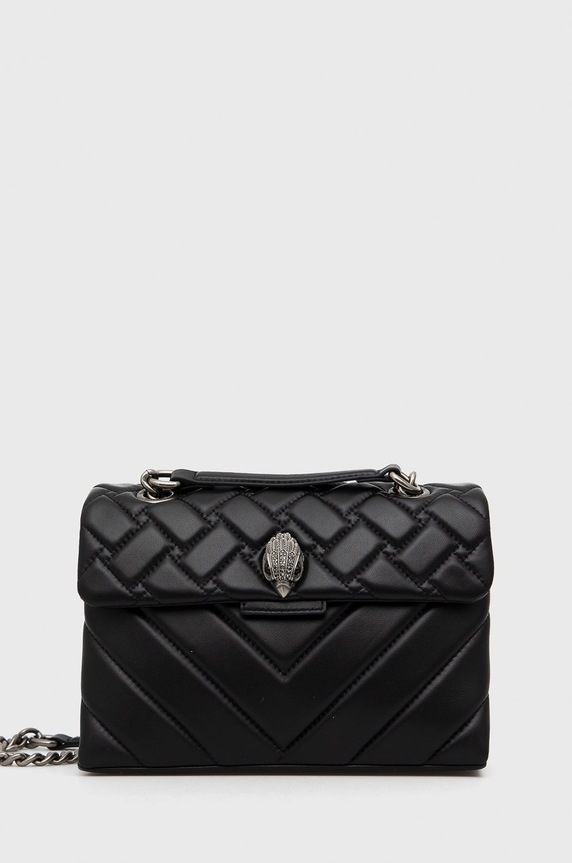 Kurt Geiger London Torebka skórzana skóra licowa czarny 1470405109