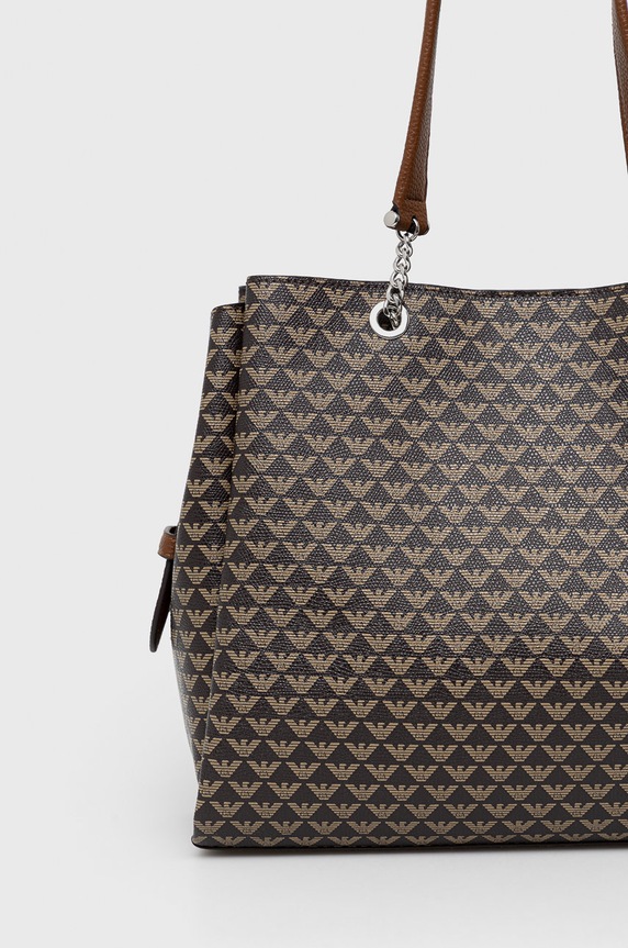 Kabelka Emporio Armani hnědá Y3D158.Y345E
