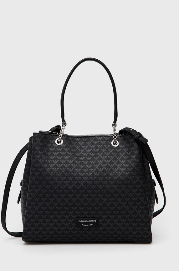 Emporio Armani Torebka Y3D158.Y345E nie mieści A4 czarny Y3D158.Y345E