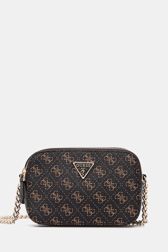 Guess Torebka NOELLE nie mieści A4 brązowy HWQL78.79140