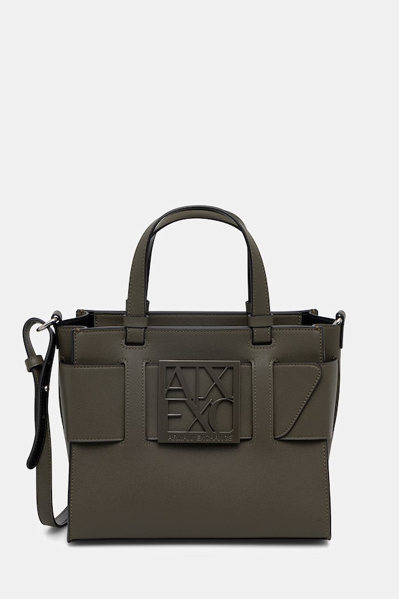 Armani Exchange poșetă uni verde 942690.0A874