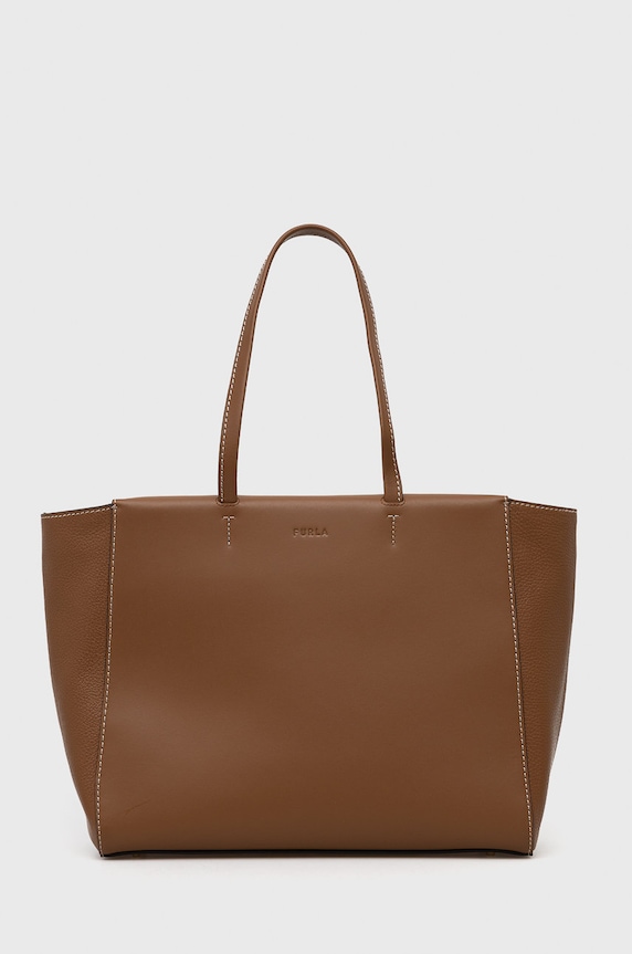 Furla Torebka skórzana skóra licowa brązowy WB00425.BX0211.03B00