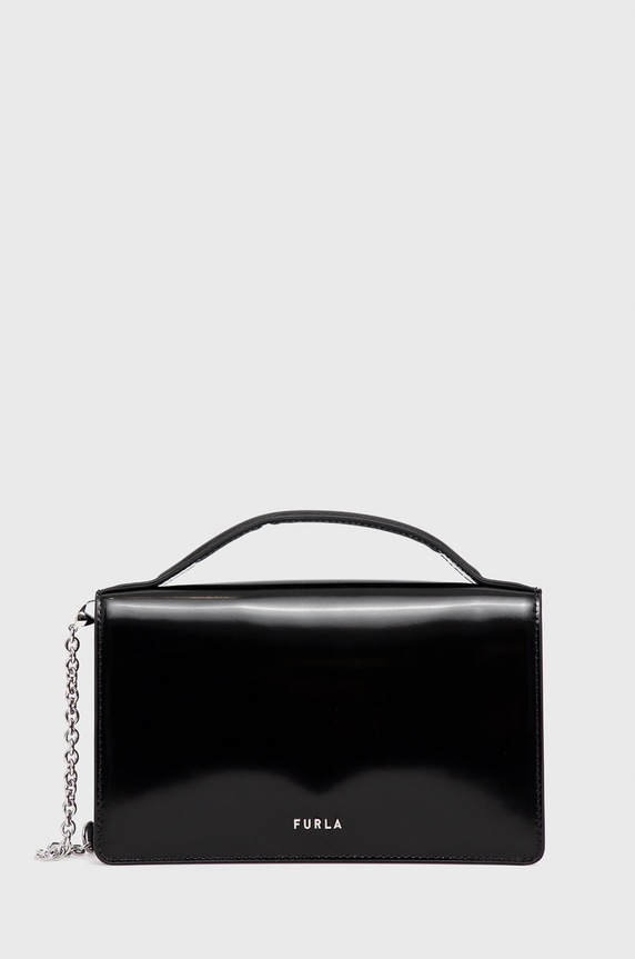 Furla Torebka skóra licowa czarny WE00199.BX0193.O9200