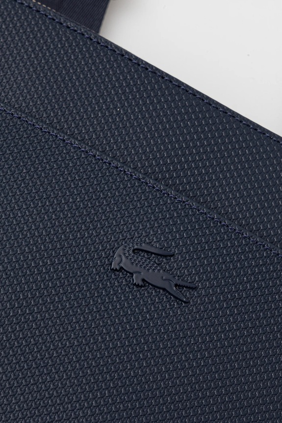 Lacoste pochette in pelle blu navy NH2815CE