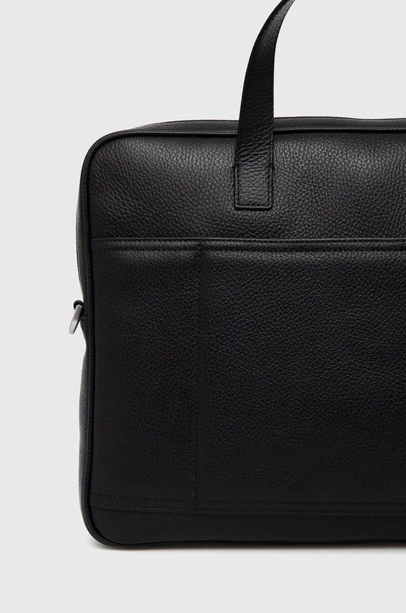 Emporio Armani geantă de piele 38 x 29 x 5 cm negru Y4P144.Y068E