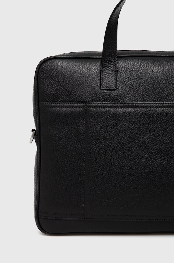 Emporio Armani geantă de piele 38 x 29 x 5 cm negru Y4P144.Y068E
