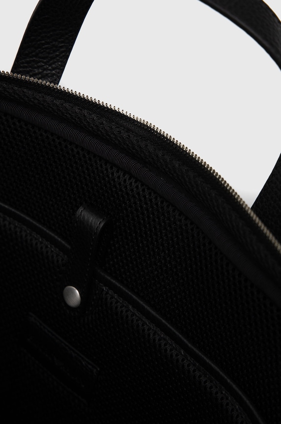 Emporio Armani geantă de piele 38 x 29 x 5 cm Y4P144.Y068E negru
