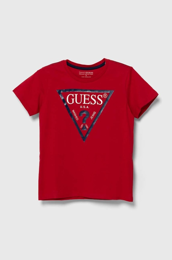 Guess gyerek pamut póló pamut piros L73I55.K8HM0