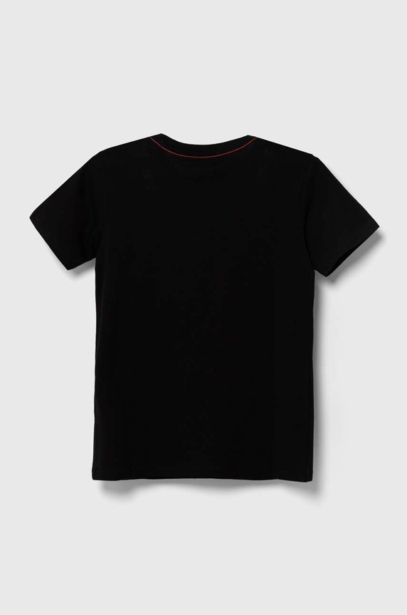 Guess T-shirt bawełniany dziecięcy L73I55.K8HM0 czarny SS22