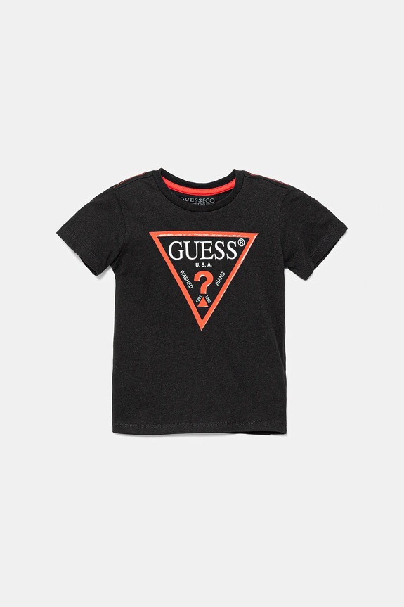 Guess maglietta per bambini melange nero N73I55.K8HM0