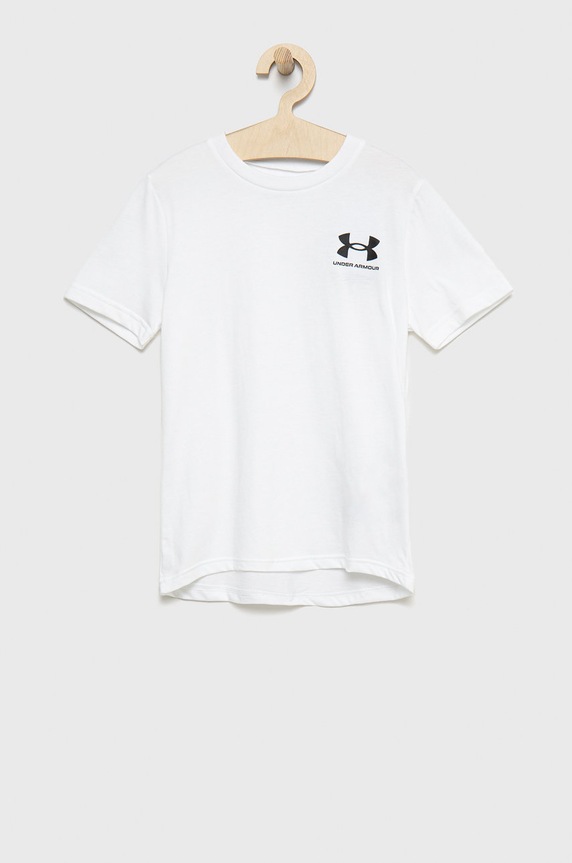 Under Armour t-shirt dziecięcy pozostałe biały 1363280