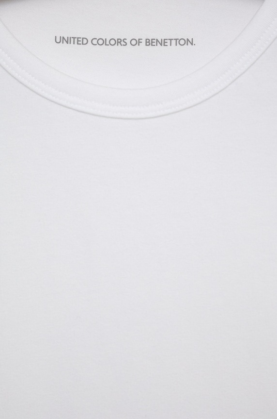 Dječja majica kratkih rukava United Colors of Benetton siva 3MC10M018