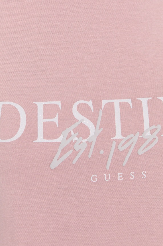 Guess T-shirt W1YI0V.K46D0 różowy