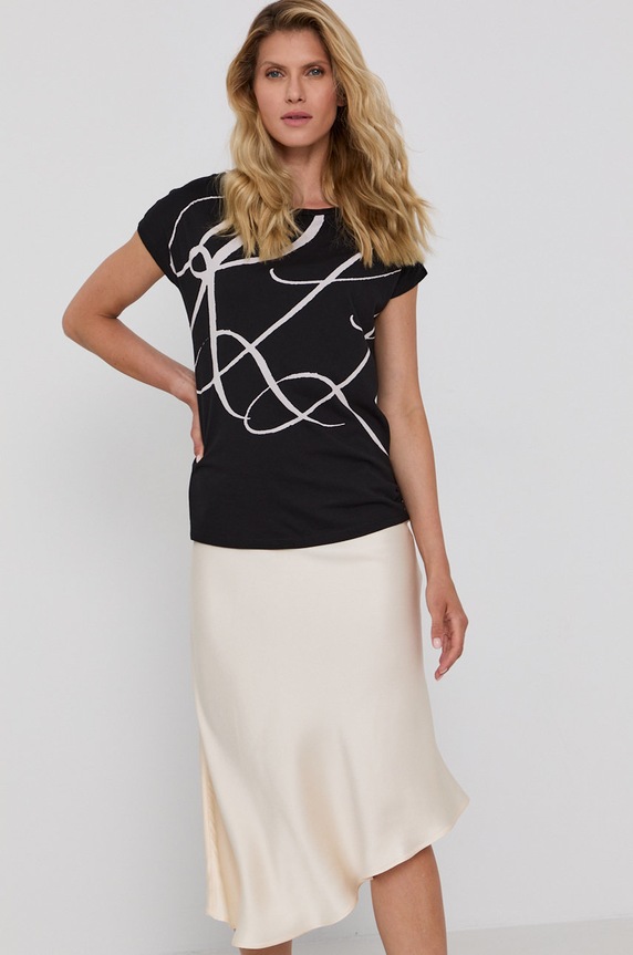 Μπλουζάκι Lauren Ralph Lauren άλλο μαύρο 200748765002