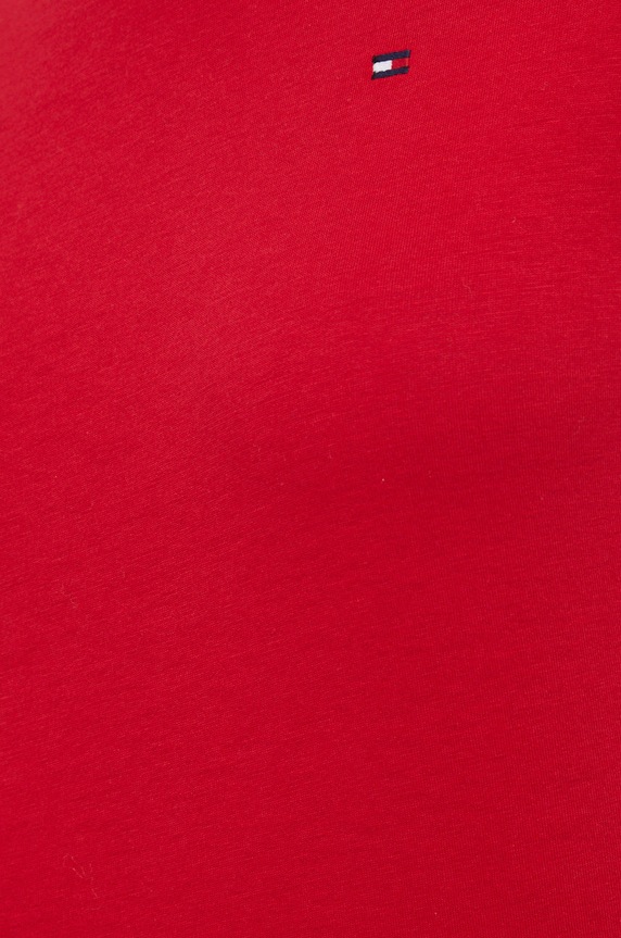 Tommy Hilfiger T-shirt bawełniany WW0WW27735.4890 czerwony
