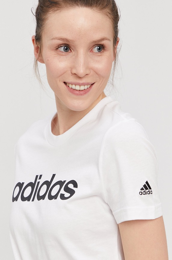 Majica kratkih rukava adidas GL0768 bijela