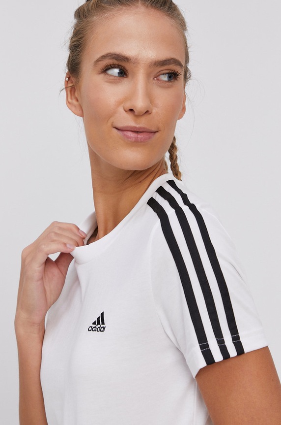 adidas T-shirt Essentials biały GL0783