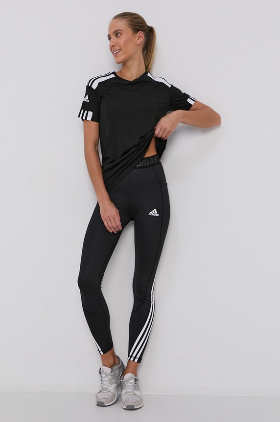 adidas Performance t-shirt GN5757 czarny SS24