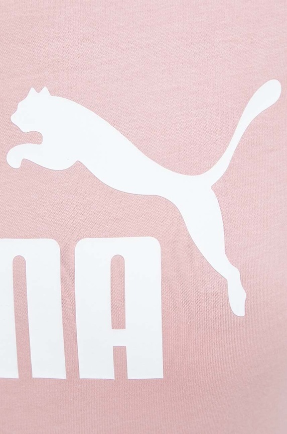 Puma t-shirt bawełniany 586774 różowy